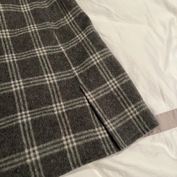Theory Shift Dress Gray/Plaid - Picture 4 of 8